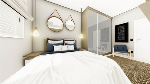Imagem 11 de 22 de Apartamento, 1 Dorms Com 55.59 M² - Caiçara - Praia Grande - Ref.: Cg108 - Cg108