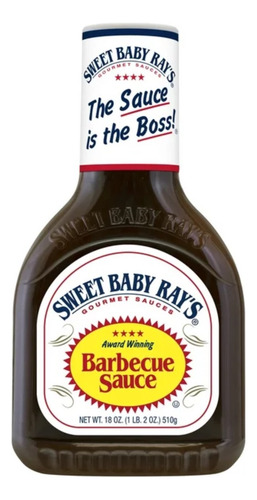 Salsa Barbacue Sweet Baby Rays 510g Para Alitas, Boneless