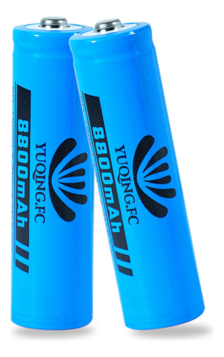 4 Bateria Pilas Recargable 18650 6000 + 4 Cargadors De Pilas