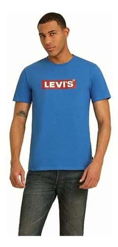 Levi's 56195-0506s Playera Para Hombre, Azul, S