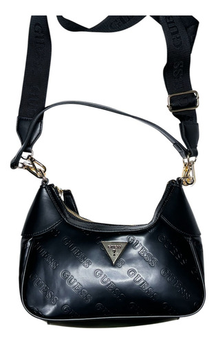 Bolsa Guess Original De Dama Color Negr.
