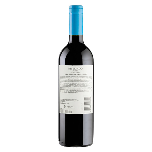 Imagem 2 de 2 de Vinho Chileno Tinto Meio Seco Reservado Santa Carolina Malbec Valle Central Garrafa 750ml