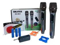 Comprar 2 Micrófonos Inalámbricos Uhf Pro + Base · Todo Recargable