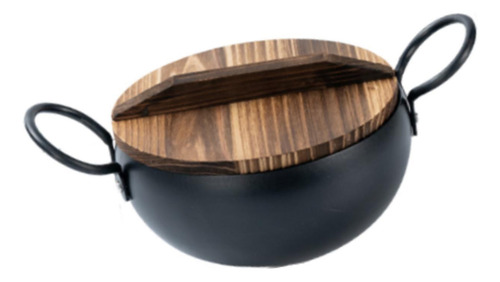 Estoque De Ferro Panela De Sopa De Sopa Boca De 24 Cm