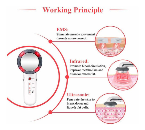Ems Massageador Infravermelho Removedor De Gordura
