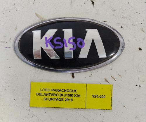 Emblema Parachoque Delantero Kia Sportage 2018 