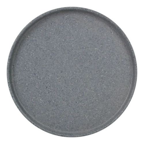 Set 12 Piezas Plato 27cm Barcelona Melamina Gray Granite