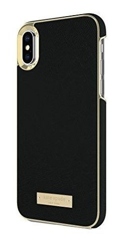 Spade New York Wrap Carcasa Para iPhone XS Color Negro Bu