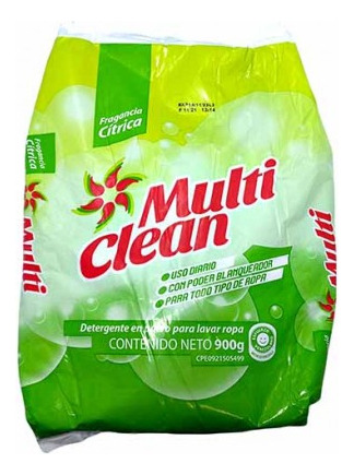 Detergente En Polvo Multi Clean 400gr