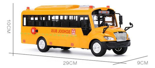 Juguetes Modelo De Autobús Escolar Sonidos Y Luces L