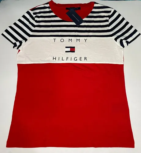Playera Tommy Hilfiger De Dama Talla S Original. Cuotas sin inter s