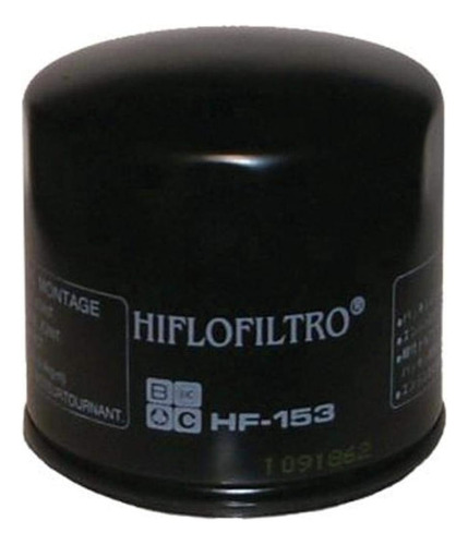 Hiflofiltro Hf153-4 Filtro De Aceite Estándar Negro Premium,