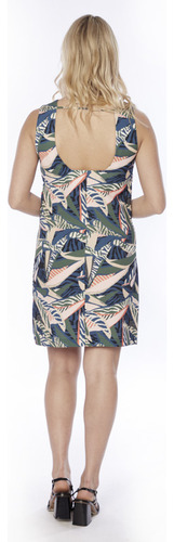 Vestido Sin Mangas Estampado Fiama Print Mujer Asterisco