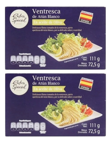 Atun Blanco De Ventresca 111g Extra Special España