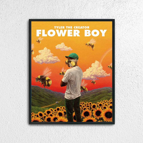 Poster Enmarcado Tyler The Creator Flower Boy