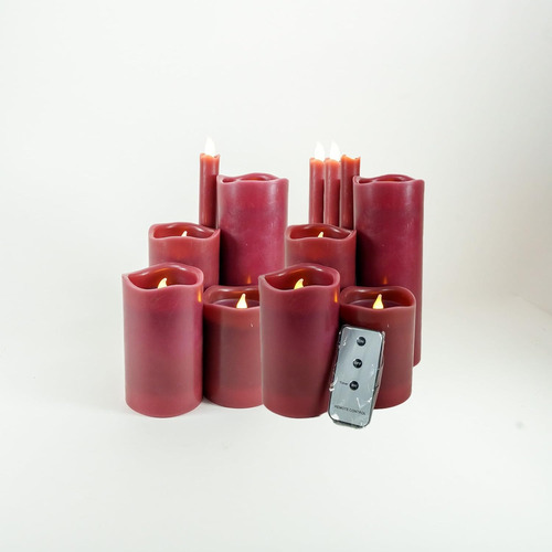 Juego De Velas Sin Llama De 12 Pizas, Velas Sin Llama Recuri