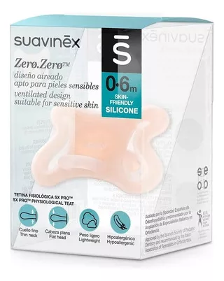 Chupete 0-6m Fisiológico Sx Pro Silicona Suavinex Zero.zero