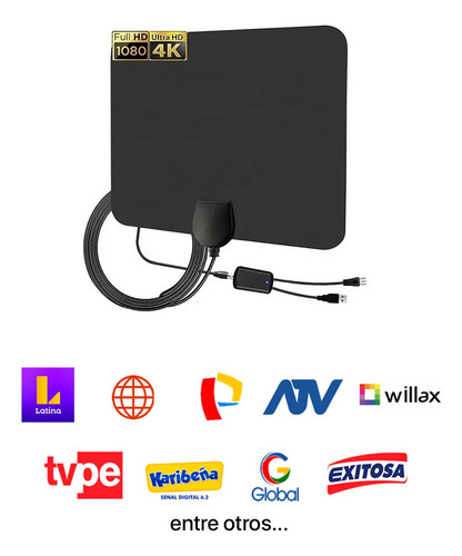Imagen 3 de 10 de Antena Digital Tdt Full Hd