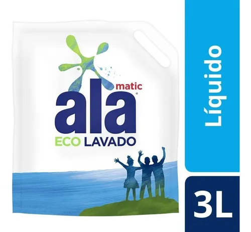 comprar Jabón Líquido Para Ropa Ala Matic Nuevo Eco Lavado 3lts