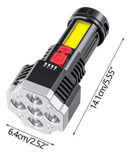 Y Outdoor Led Portátil Doméstico Cob Side Recargable 6903