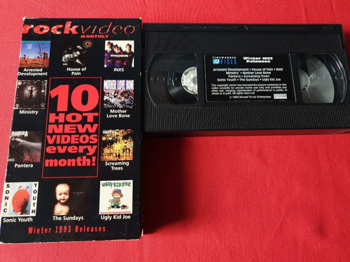 Video Vhs Rock Video Monthly Alternative Rock Winter 1993