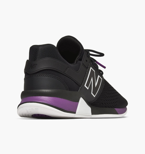 new balance negras y moradas