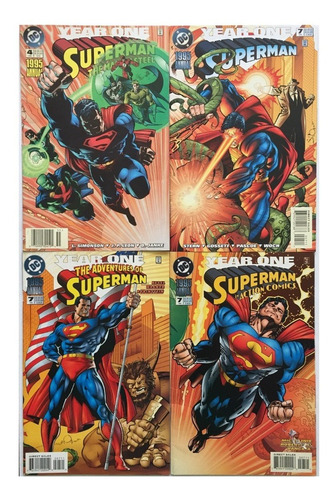 Superman Annuals 1995: Year One ( Detalles ) Lote 4 Tomos (Usado)