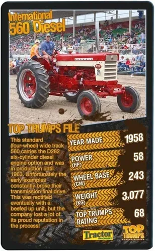 Juego De Cartas Top Trumps, Mejores Tractores