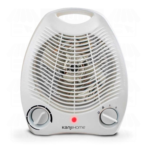 Imagen 2 de 5 de Caloventor Con Termostato 2000w De Pie Redondo Oferta