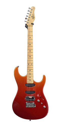 Guitarra elétrica Tagima Brasil Stella H3 de  cedro fade metallic orange metálico com diapasão de madeira de marfim