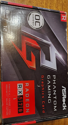 Placa De Video Pg D Radeon Rx570 8g Oc/h Casi Nueva (Reacondicionado)