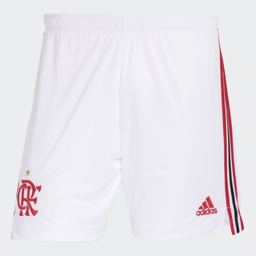 Short De Jogo Original Flamengo adidas Branco 2021 Gg0996