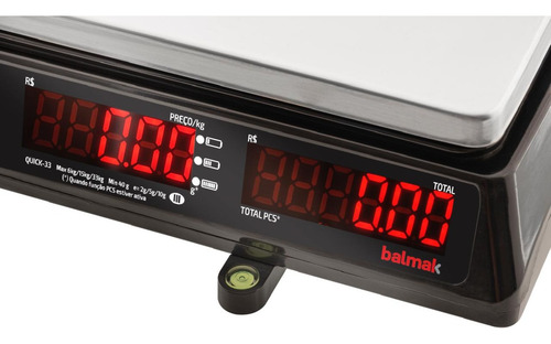 Balança Contadora De Peças E Computadora Balmak Quick 33kg