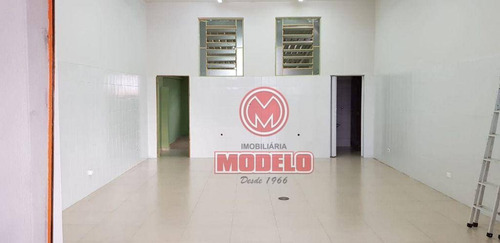 Imagem 2 de 6 de Salão Para Alugar, 125 M² Por R$ 1.800,00/mês - Jardim Petrópolis - Piracicaba/sp - Sl0453