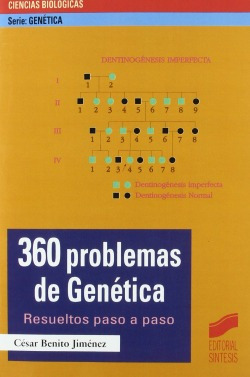 360 Problemas De Genética Jimenez, Benito Sintesis Editoria