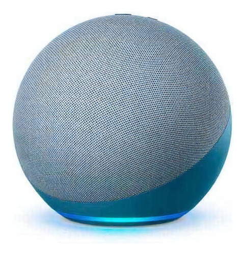 Echo 4ª Geração Smart Speaker Com Alexa Cor Azul Amazon 127V/220V