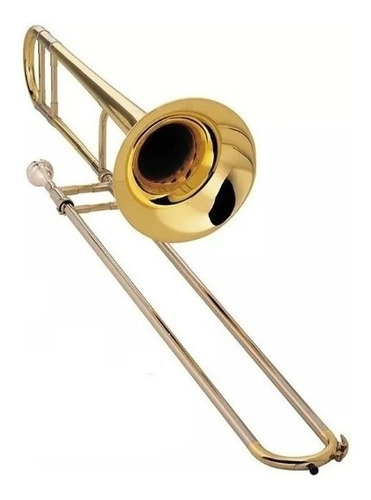  Trombón De Vara Jinbao Jbsl-700l Tudel Fino Dorado 