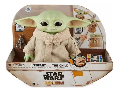 Muñeco Star Wars Mandalorian Baby Yoda Movimiento Y Sonido