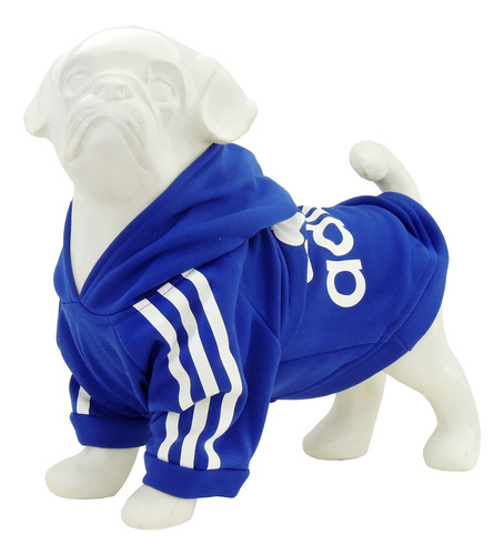 Sudadera Hoodie Sueter Para Perro Chico Mediano Grande Color Azul