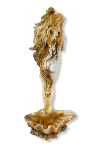 Escultura Deusa Afrodite 27 Cm Patinada Em Resina Cor Patinado