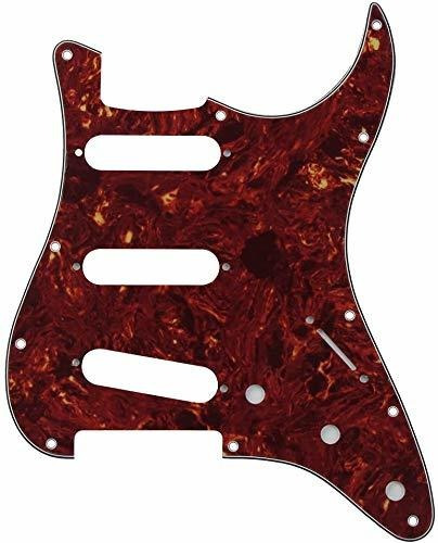 11 Agujero Sss Guitarra Strat Golpeador Fit Usa Mexicano