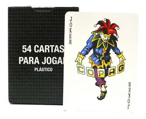 Baralho Plastico Copag 54 Cartas P/ Jogar Poker Truco Red
