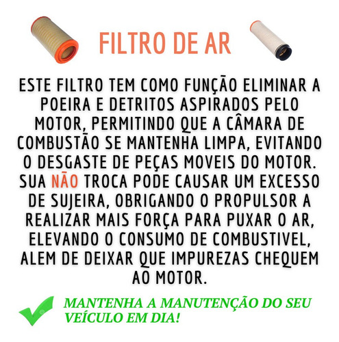 Filtros De Ar Trator N. H. Ts 6020 2007/em Diante