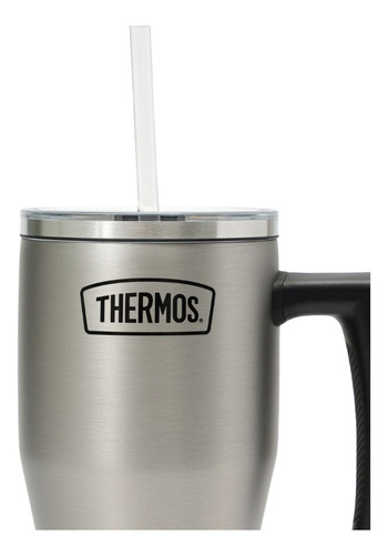 Vaso Térmico Thermos Classic Con Asa 850ml Acero Ot-850ms-ti