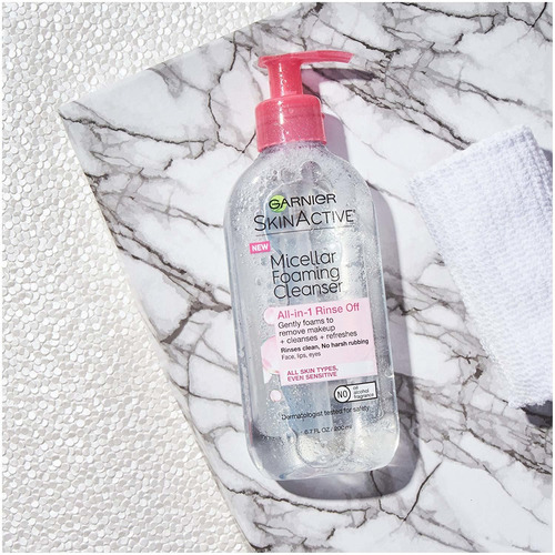 Garnier Skinactive Micelar Espuma Facial Wash, Para Todos Lo