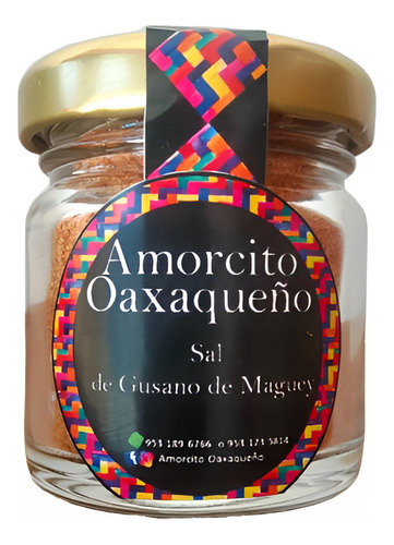 Sal Con Gusano De Maguey, Con Chapulin, Con Jamaica - 6botes