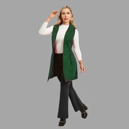 Chalecos elegantes top para dama