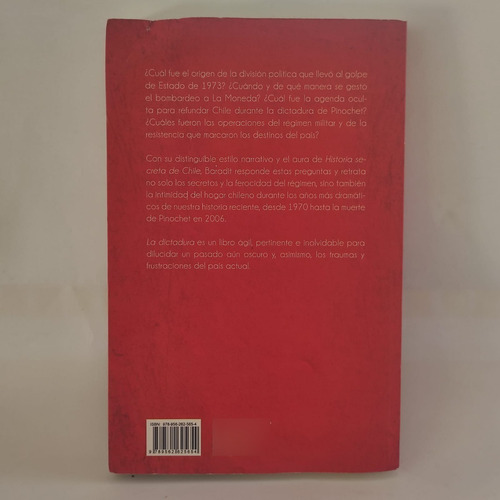 Imagen 2 de 3 de La Dictadura Jorge Baradit Libro Usado