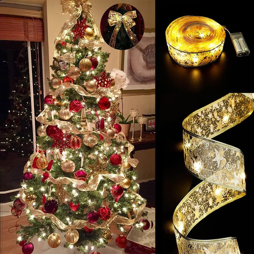 10m Cinta De Luces Para Árbol Navideñas Cinta De Luz De Hada