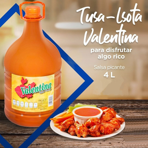 Salsa Valentina 4 Lts Salsa Picante